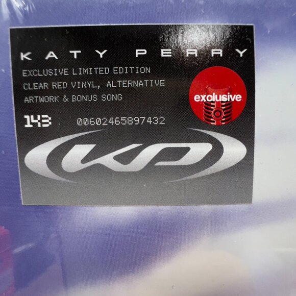 Katy Perry 143 Target Exclusive Clear Red Color Vinyl - Picture 3 of 5